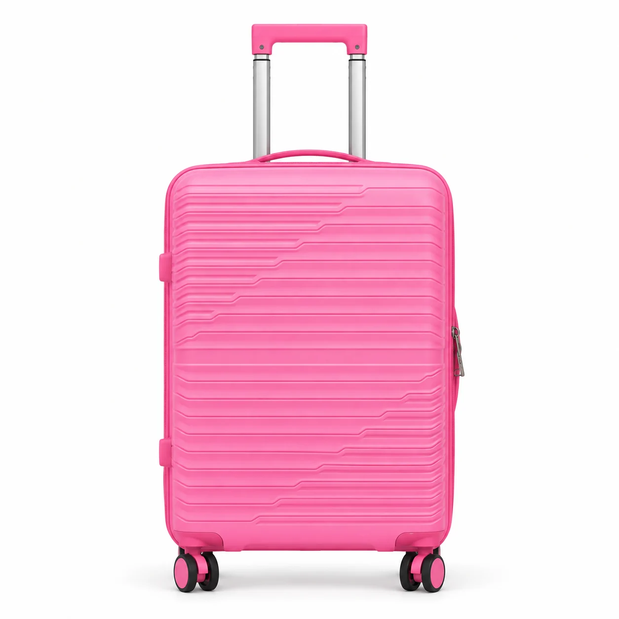 PinkNest SKD luggage linear shell design