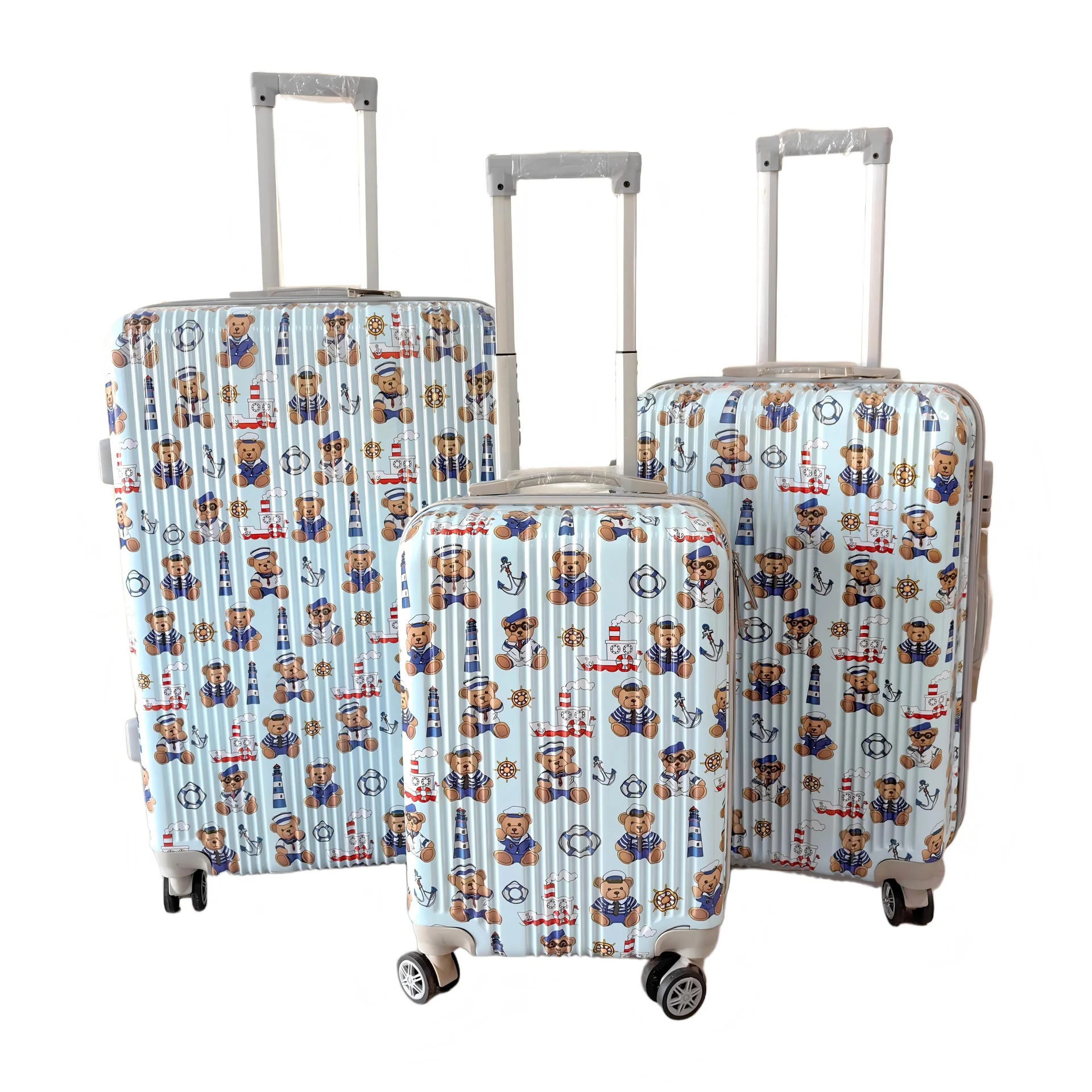 Color Starry Sky ABS+PC Printed Luggage Set detail 3