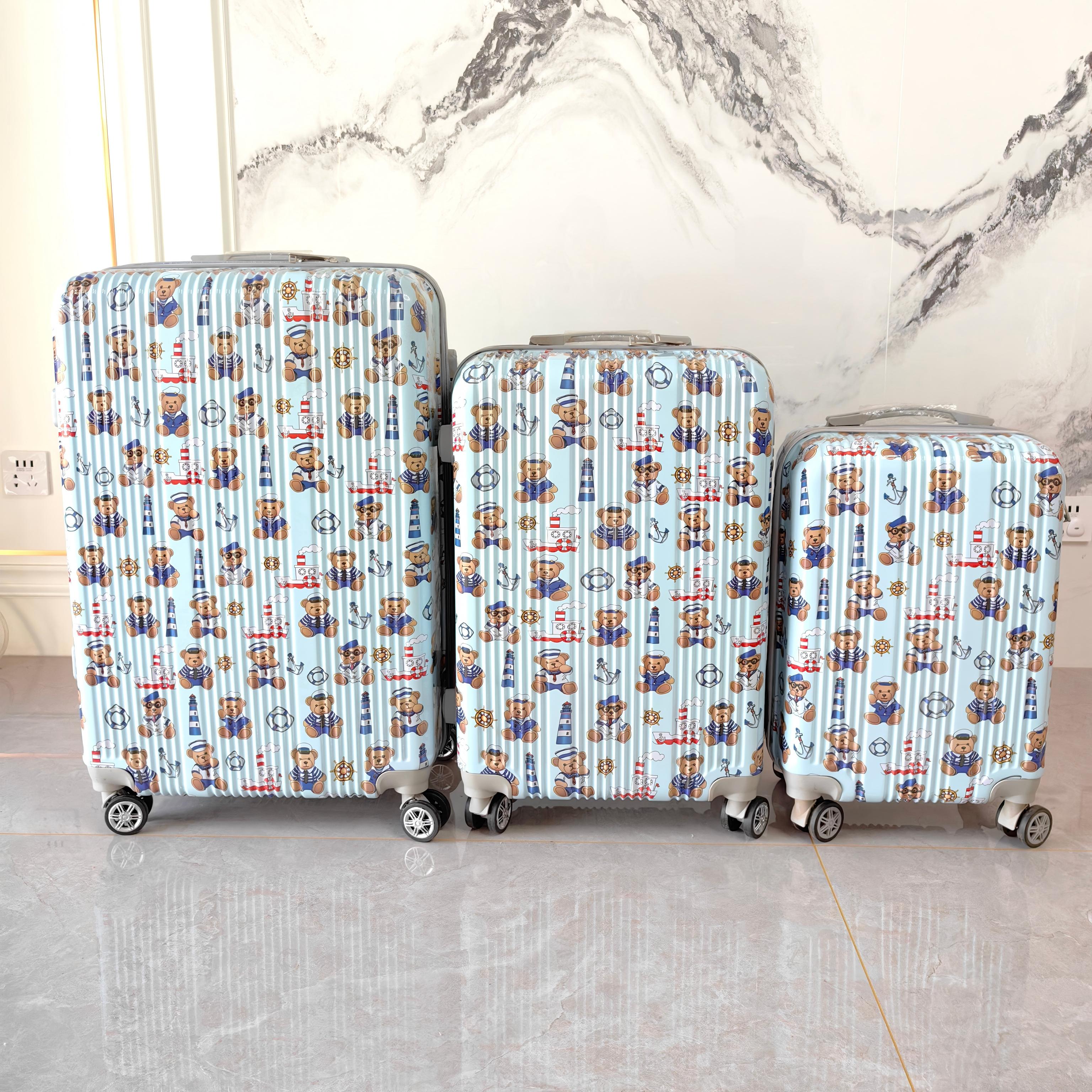 Color Starry Sky ABS+PC Printed Luggage Set detail 2