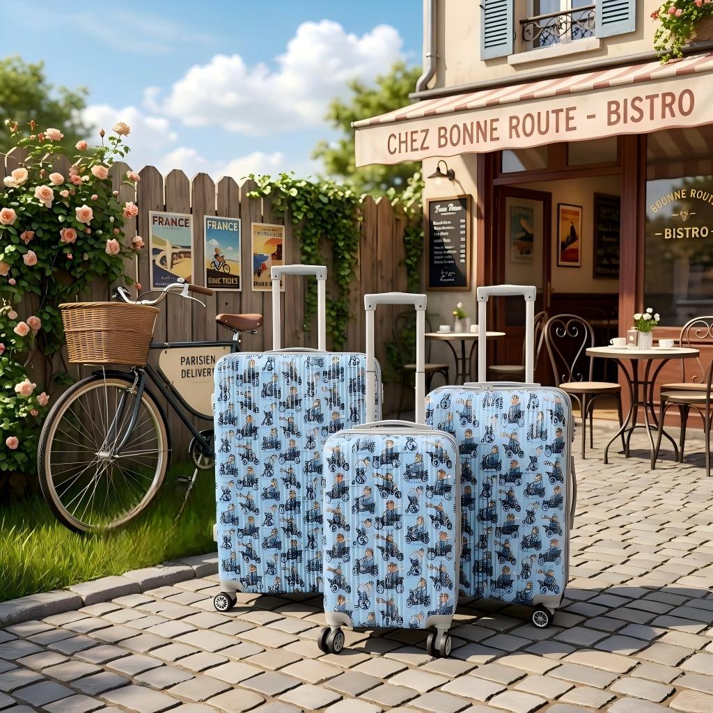 Color Graffiti Pop ABS+PC Printed Luggage Set