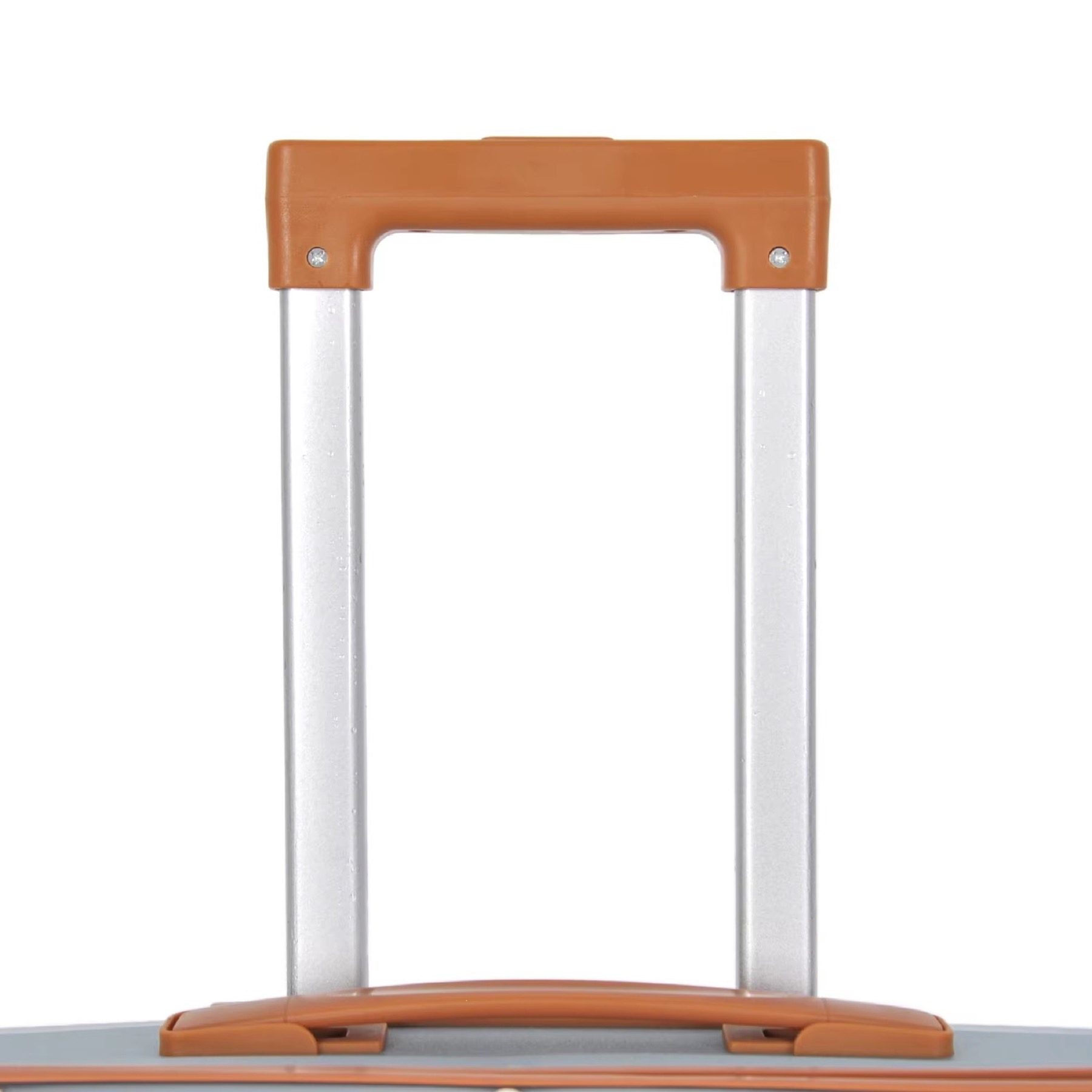 Color FrameLock PP Hard Frame Luggage Set trolley handle detail